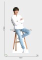 Kim Taehyung Pappaufsteller Lebensgroße und Pappfiguren