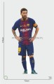 Lionel Messi (2) Pappaufsteller Lebensgroße und Pappfiguren