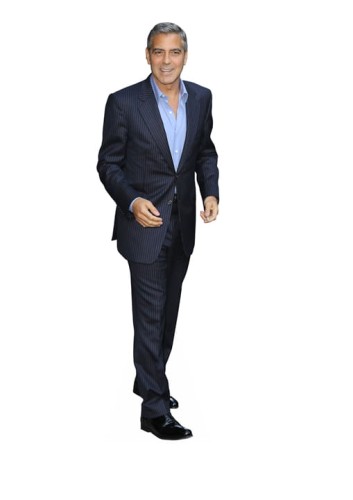 George Clooney Pappaufsteller Lebensgroße und Pappfiguren
