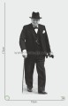 Winston Churchill Pappaufsteller Lebensgroße und Pappfiguren