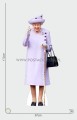 Königin Elisabeth II (1) Pappaufsteller Lebensgroße und Pappfiguren