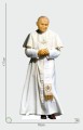 Johannes Paul II (2) Pappaufsteller Lebensgroße und Pappfiguren