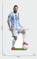 Lionel Messi (3) Pappaufsteller Lebensgroße und Pappfiguren