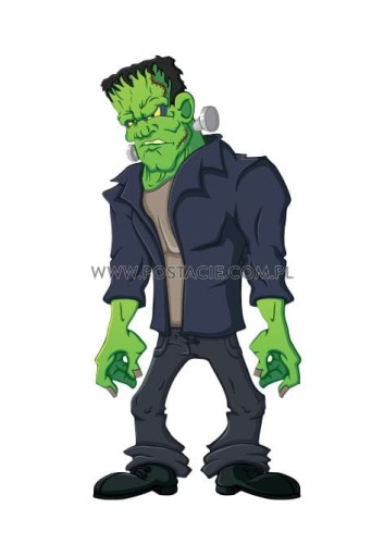 Frankenstein (2) cartoon Pappaufsteller Lebensgroße und Pappfiguren