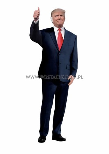 Donald Trump (2) Pappaufsteller Lebensgroße und Pappfiguren