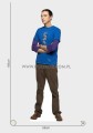 Sheldon Lee Cooper Pappaufsteller Lebensgroße und Pappfiguren