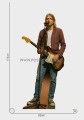 Kurt Cobain (2) Pappaufsteller Lebensgroße und Pappfiguren