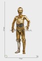 C3PO Pappaufsteller Lebensgroße und Pappfiguren
